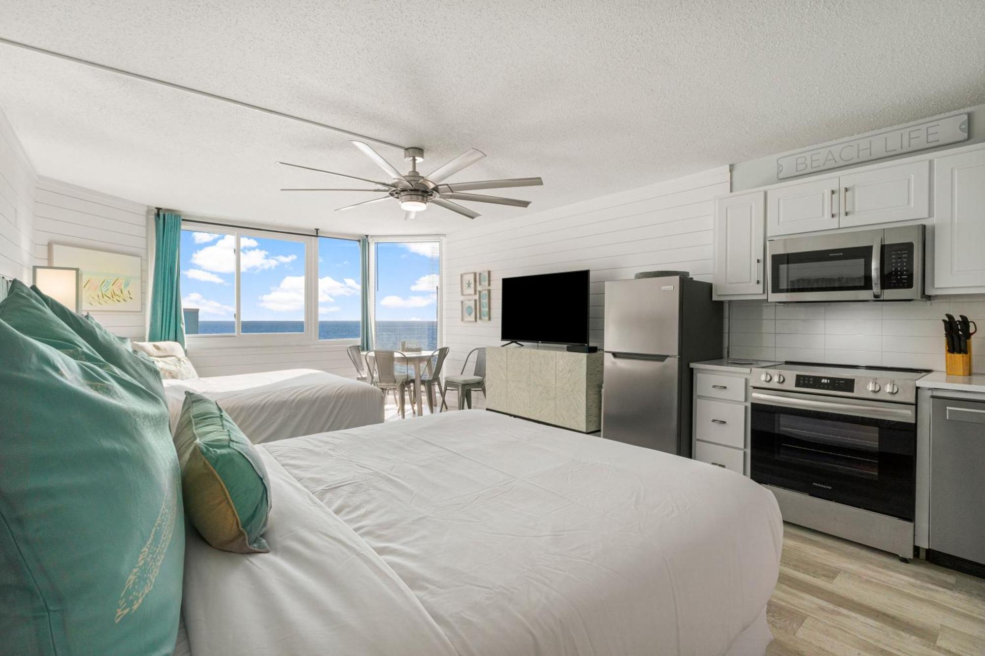 Sea The Gulf - Top Of The Gulf 809 - Beach Front Resort - Ocean View Free Beach Chair Service Panama City Beach Exteriör bild