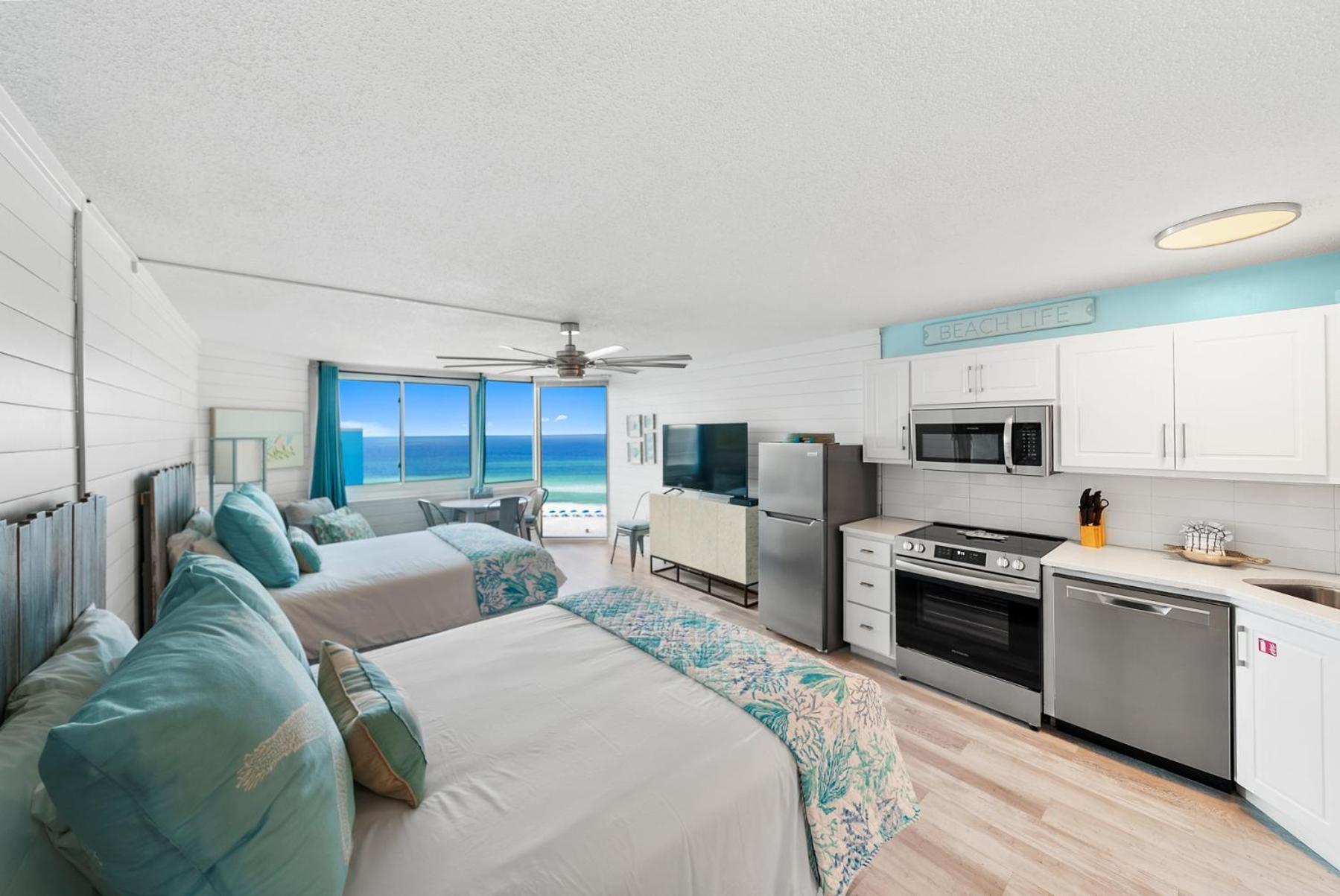 Sea The Gulf - Top Of The Gulf 809 - Beach Front Resort - Ocean View Free Beach Chair Service Panama City Beach Exteriör bild